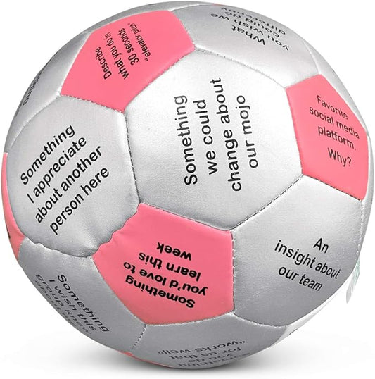 Trainers Warehouse 6" Thumball Collection, 32 Prompts for Conversation, Team Building, Relationship and Training