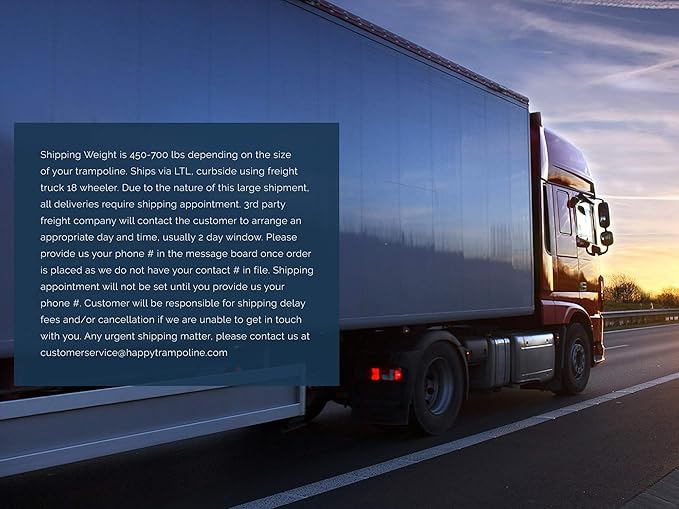 Happy Trampoline Round Trampolines 14 FT, 15 FT, 16 FT - ASTM Approved - Outdoor Gymnastic Trampolines for Adults and Kids with Net Enclosure