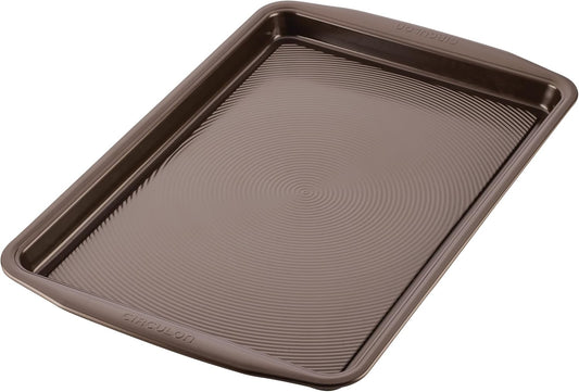 Circulon Nonstick Bakeware, Nonstick Cookie Sheet / Baking Sheet - 11 Inch x 17 Inch, Chocolate Brown