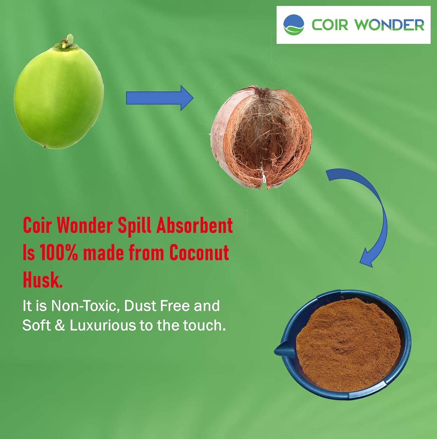 3-in-1 Oil Absorbent, Paint Hardener & Sweeping Compound – 15L (5.3 Lb) – Absorbs 10 Quarts Oil, Solidifies 33 Cups Cooking Oil – Eco-Friendly Spill Cleanup Granules for Shop, Garage, Home