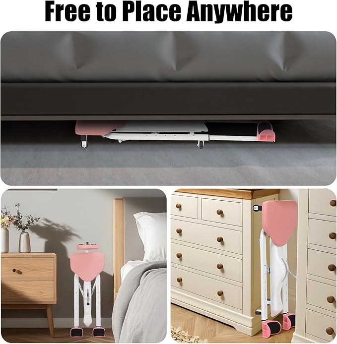 Split Machine for Flexibility, Leg Stretcher Stretching Equipment, Split Stretcher Machine, Splits Trainer, 300lbs Weight Capacity, Yoga Ballet Dance and Gymnastics Training Equipment Pink2