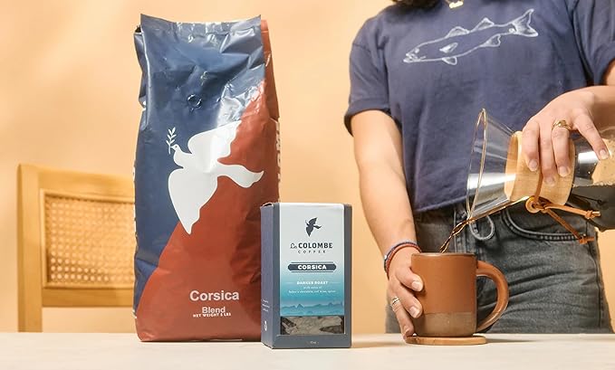 La Colombe Corsica Dark Roast Whole Bean Coffee - 12 Ounce, 1 Pack - Notes of Baker's Chocolate, Red Wine & Spices - Full-Bodied, Chocolatey, Roasty Coffee Beans