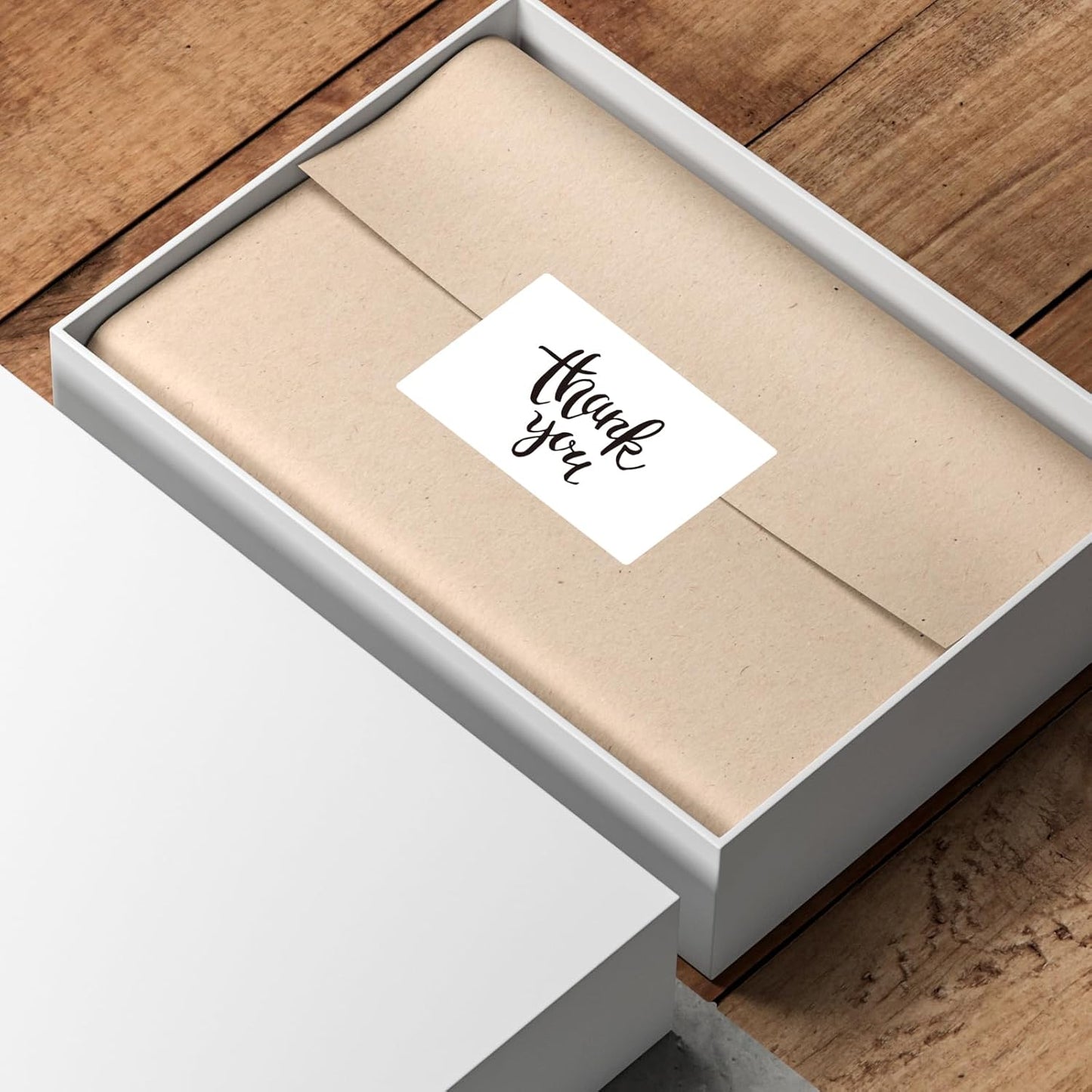 2x3 Inch White Thermal Labels, 200 Blank Stickers for Price, Barcode, Mailing, Name, DIY Custom Logo Design