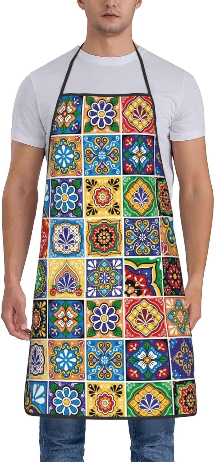 Women Men Bib Aprons Chef Cooking Aprons with Pockets for Kitchen Cooking BBQ Baking Grilling