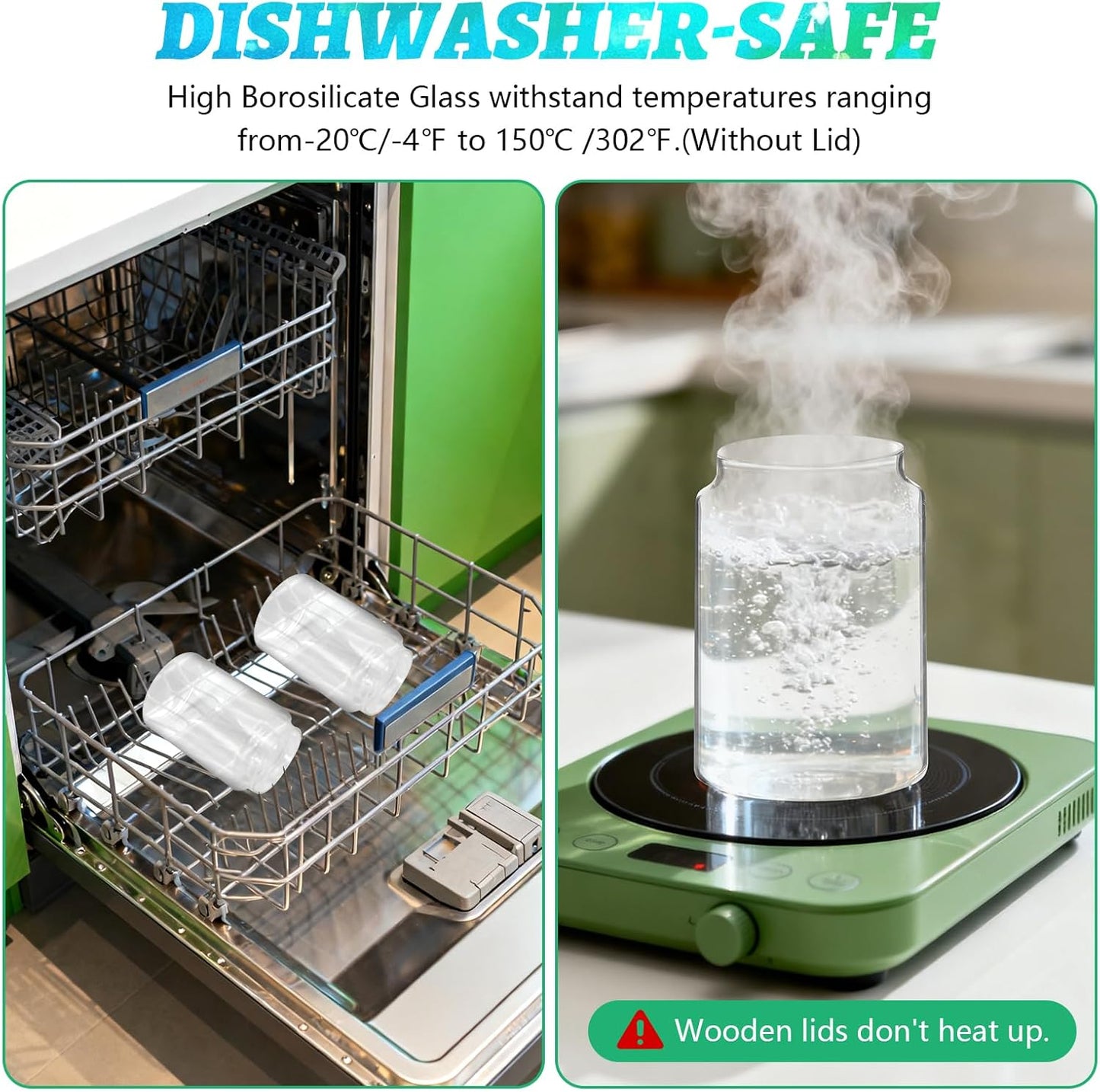 Glass Spice Jar Coffee Sugar Container Airtight Glass Jar Food Storage Canisters Bottle for Kitchen Seasoning Tea Herb Overnight Oats Bar Parfait Snacks (900ml/30oz-1pcs-A)