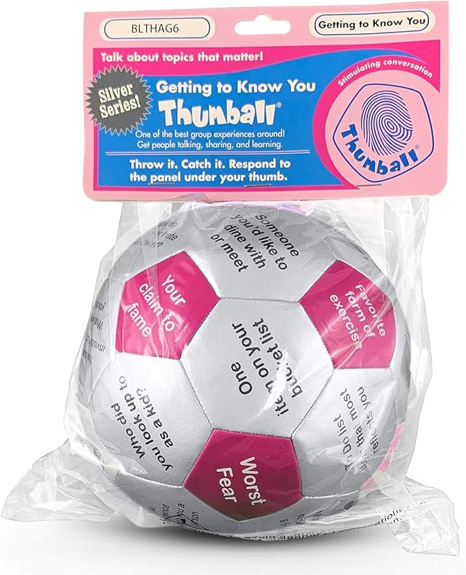 Trainers Warehouse 6" Thumball Collection, 32 Prompts for Conversation, Team Building, Relationship and Training