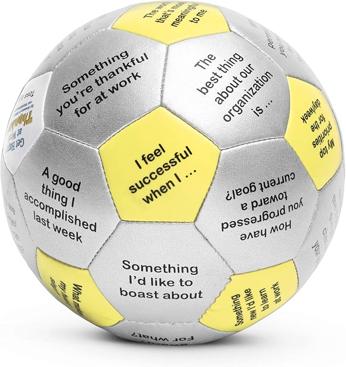 Trainers Warehouse 6" Thumball Collection, 32 Prompts for Conversation, Team Building, Relationship and Training