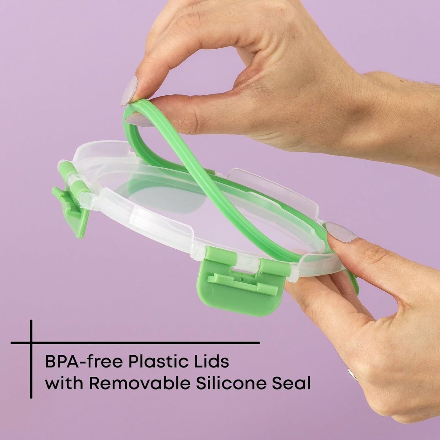 JoyJolt 24pc Borosilicate Glass Storage Containers with Lids | 12 Airtight/Freezer Safe Food Storage Containers for Pantry and Kitchen | Meal Prep Container for Lunch | Glass Tupperware Set