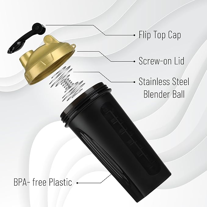 Mr. Pen- Shaker Bottles for Protein Mixes, 28 oz, 4 Pack, Colorful Protein Shaker Bottle with Wire Whisk Ball, Mixer Bottle