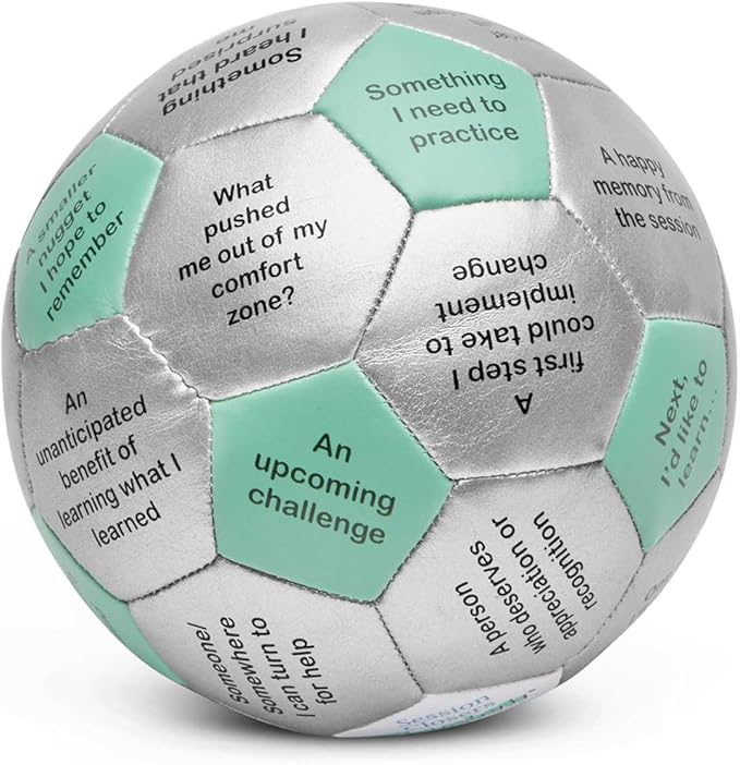 Trainers Warehouse 6" Thumball Collection, 32 Prompts for Conversation, Team Building, Relationship and Training