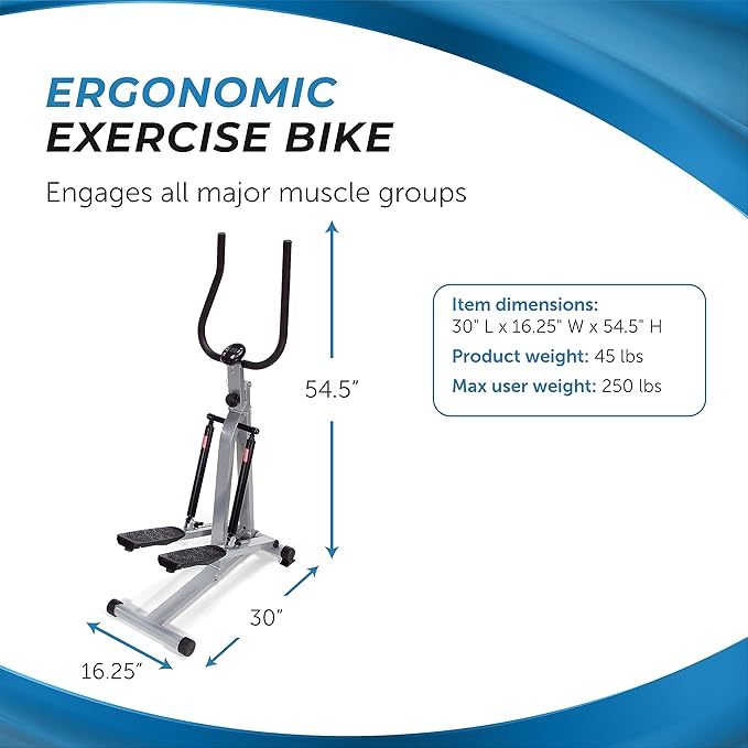 Stamina Products Folding Stepper with Monitor