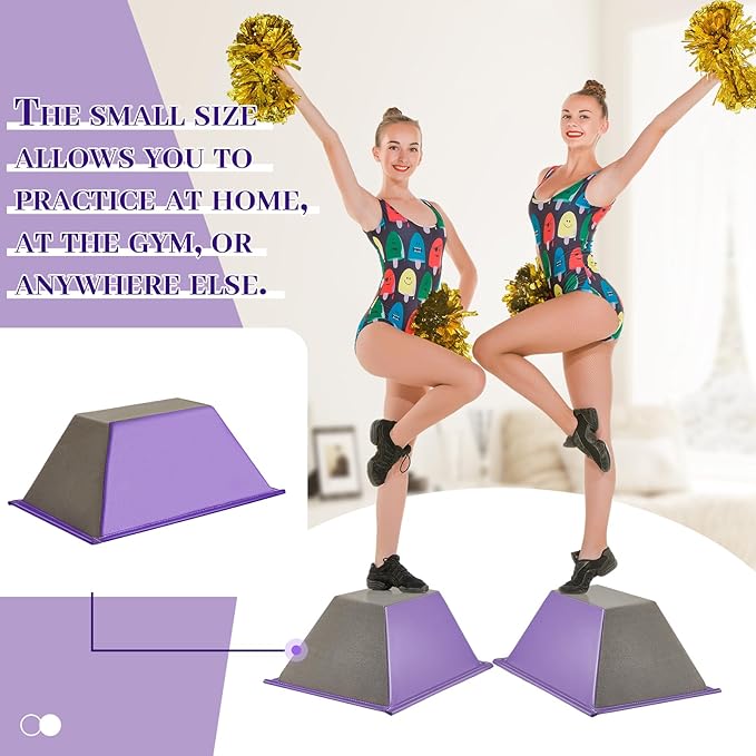 Poen Stunt Training Stand Cheerleading Balance Trainer Cheer Flyer Stand Balance and Flexibility Trainer for Flexibility Core Strength and Conditioning Promotes Kids Adults