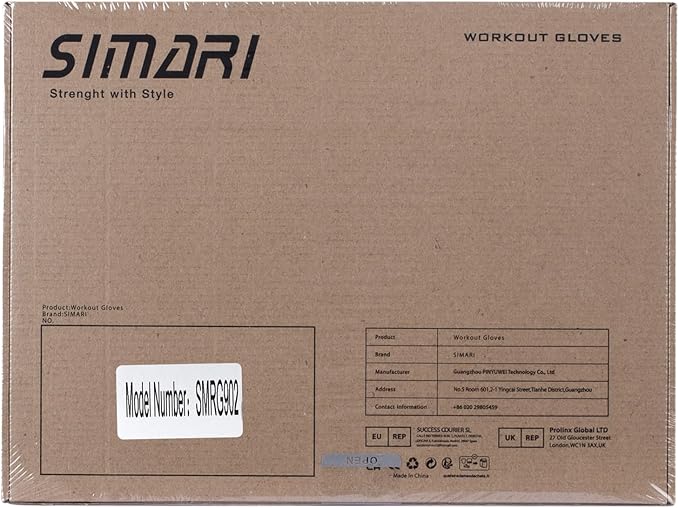 SIMARI Breathable Workout Gloves for Men Women, Padded Weight Lifting Gloves with Wrist Wraps Support, Full Palm Protection, Grip for Gym Training, Fitness, Weightlifting, Exercise Fingerless Black