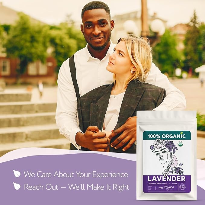 Super Value Pack 5 LB - Organic Food Grade Lavender Flower – Loose Leaf Lavender Tea - Lavandula Angustifolia - Edible Lavander for Drinks, Cooking & Baking