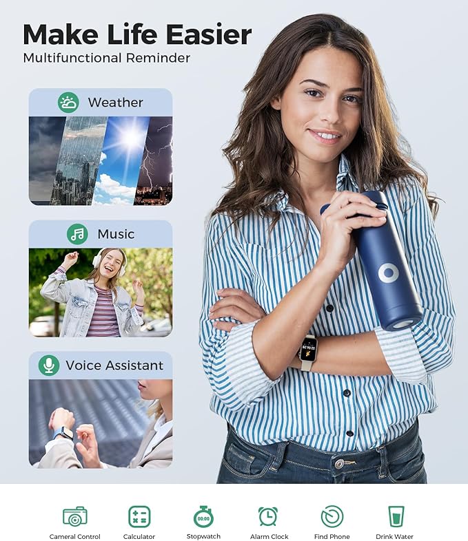 Smart Watch Fitness Tracker (Answer/Make Calls), 24/7 Heart Rate Spo2 Blood Pressure Monitor Sleep Tracker, 114 Sports Modes Calorie Step Tracker Pedometer, Waterproof Activity Tracker for Women Men