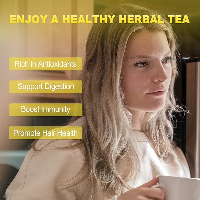 FullChea - Burdock Root Tea Bags, 40 Teabags, 2.5g/bag - Premium Burdock Root - Non-GMO - Naturally Caffeine-free Herbal Tea - Aid in Digestion & Improving Liver Health