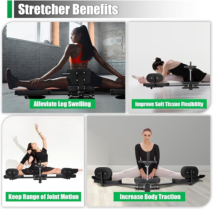 Leg-Stretcher for Ultimate Flexibility – Sport Gym Leg Stretching Machine & Yoga Training Tool! Perfect for Splits, Home Workouts, and Athletic Fitness – Enhance Leg Flexibility Today!