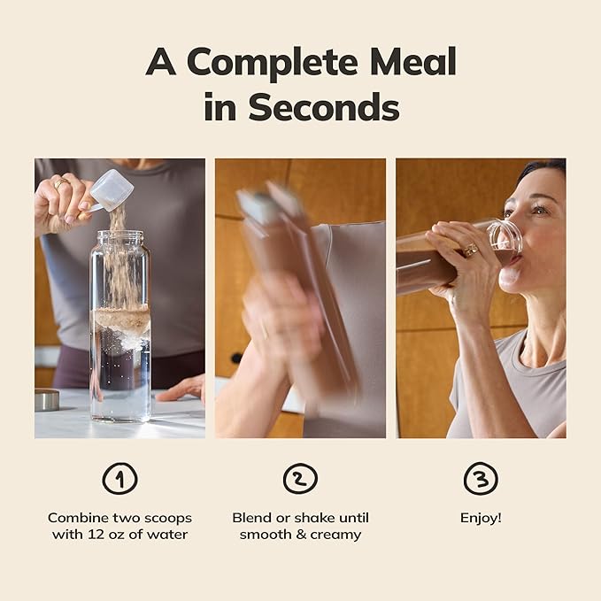 Ka’Chava Whole Body Meal Shake Vanilla 2 lb – Vegan Protein Powder with 85+ Superfoods & Greens – Plant-Based Meal Replacement with Probiotics & Digestive Enzymes – Gluten & Dairy Free (15 Servings)