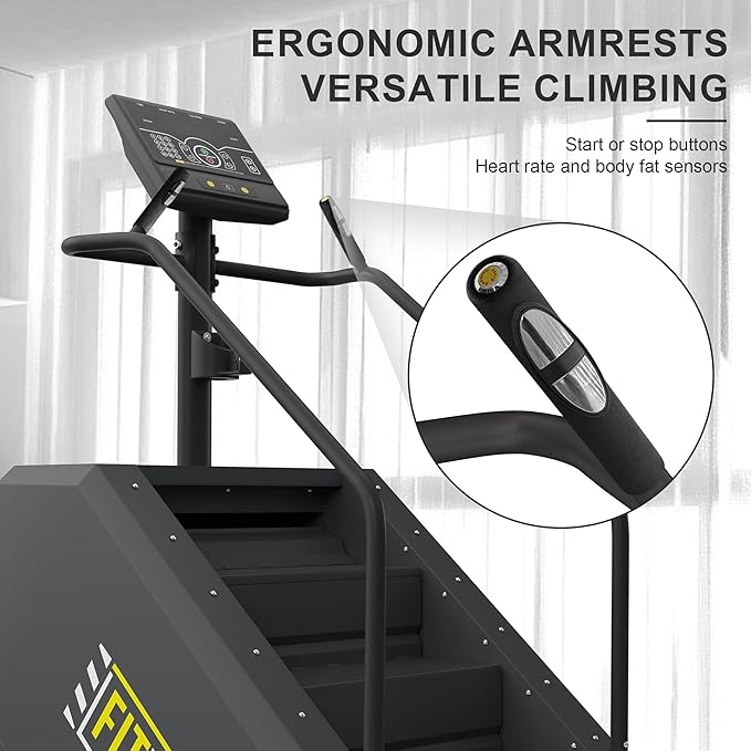 Stair Stepper Machine, Continuous Climbing Stair Machine, Commercial Grade Stair Stepping Machine for Cardio and Lower Body Workouts