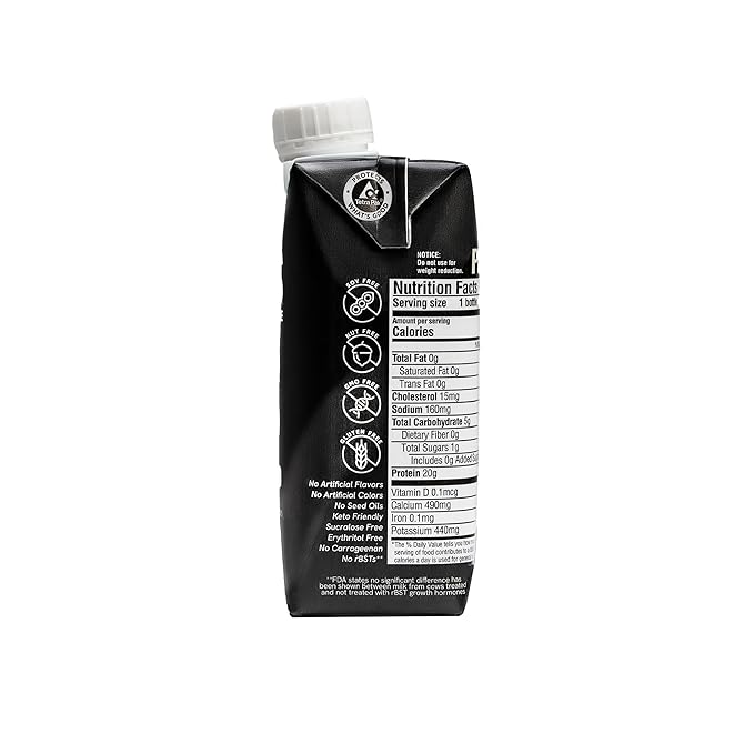 Protein Coffee - 100% Arabica Beans Real Cold Brew - 20g Ready To Drink Protein - 1g Sugar - 100 Calories - No Added Sugar, 99% Lactose Free Keto Friendly Proffee - 11 FL OZ - 12pk Original