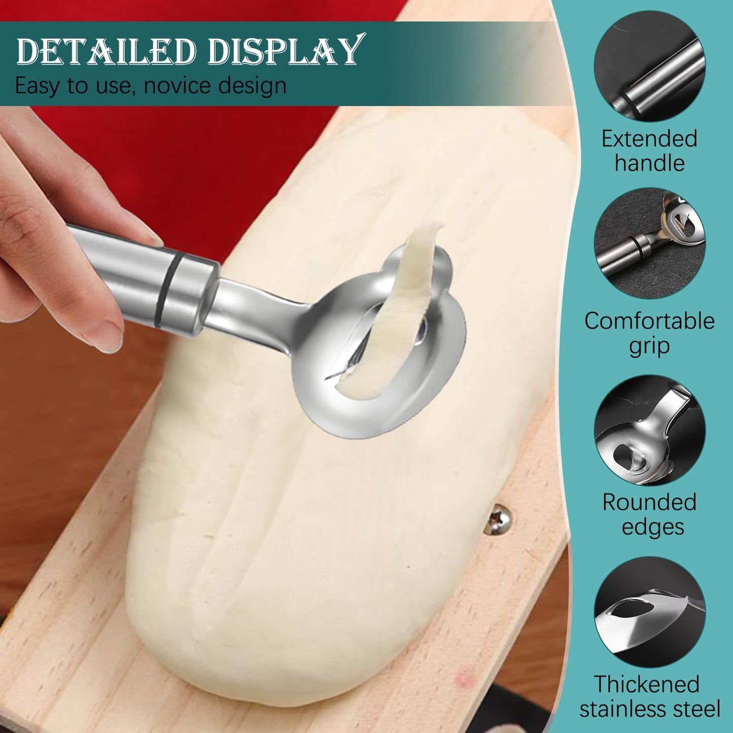 3 Pack Cactus Peeler Spoon,2025 Stainless Steel Cuchara Pelador de Nopales,Multi-Function Cactus Peeling Knife Tool,Sliced Chinese Noodle Cutter for Cooking Kitchen Gadgets