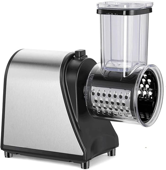 Nictemaw Electric Cheese Grater 250W, Cheese Shredder, Professional Electric Slicer Shredder for Potatoes, Carrots, Veggies, Upgraded