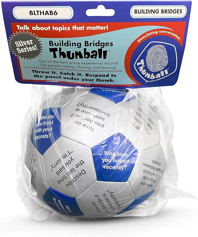 Trainers Warehouse 6" Thumball Collection, 32 Prompts for Conversation, Team Building, Relationship and Training