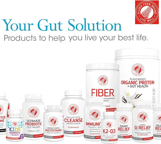 Silver Fern Brand Prebiotic Fiber Supplement – 2 Pack – Non-GMO XOS for Gut Microbiome & Digestive Balance – Vegan Capsules (Pack of 2)