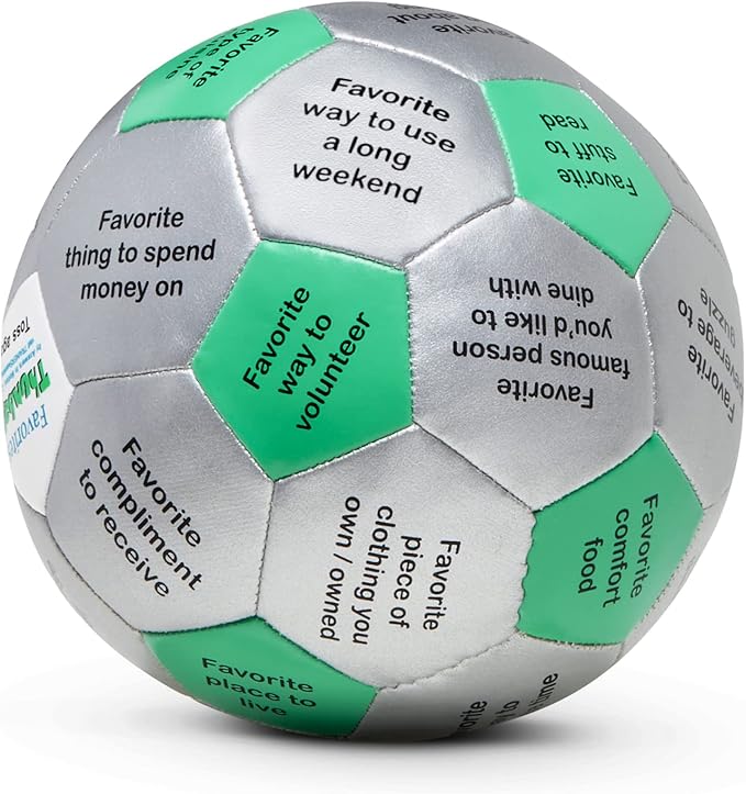 Trainers Warehouse 6" Thumball Collection, 32 Prompts for Conversation, Team Building, Relationship and Training