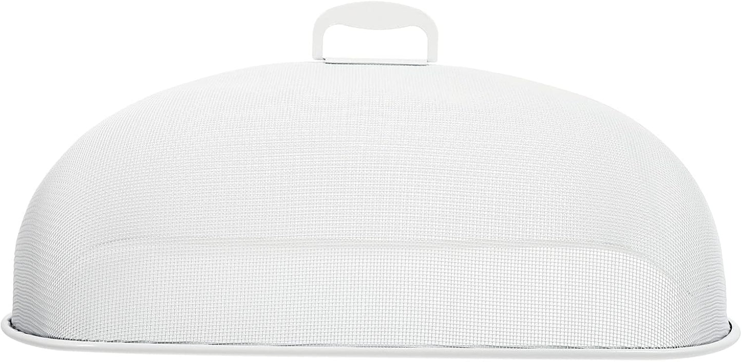 GANAZONO Metal Vegetable Cover 18.5X13.4X5.9 Inch Mesh Food Cover for Outdoor Picnics Garden Parties Camping Insect Protection Serving Dish
