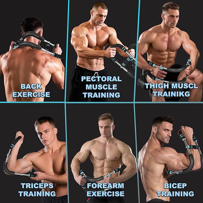 Twister Arm Trainer,Adjustable Resistance Bar for Full Body Workout, Arm Strengthener for Men & Women, Fitness Equipment for Strength Training