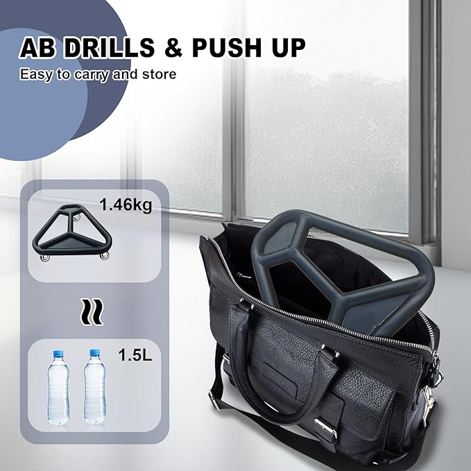 HOTWAVE Ab Roller Wheel for Core Workout – Extra-Wide Ab Exercise Equipment for Abs, Arms & Back – Stable & Quiet Fitness Roller for Home Gym Strength Training – Includes Knee Pad – For Men & Women