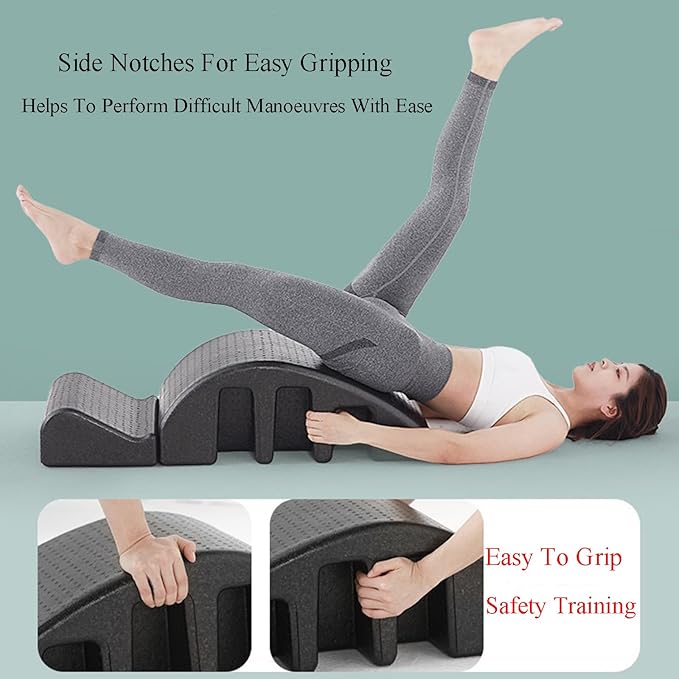 Spine Corrector Pilates, S Curve for Balance Pilates Spine Corrector Equipment Core Strengthening and Back Pain Relief