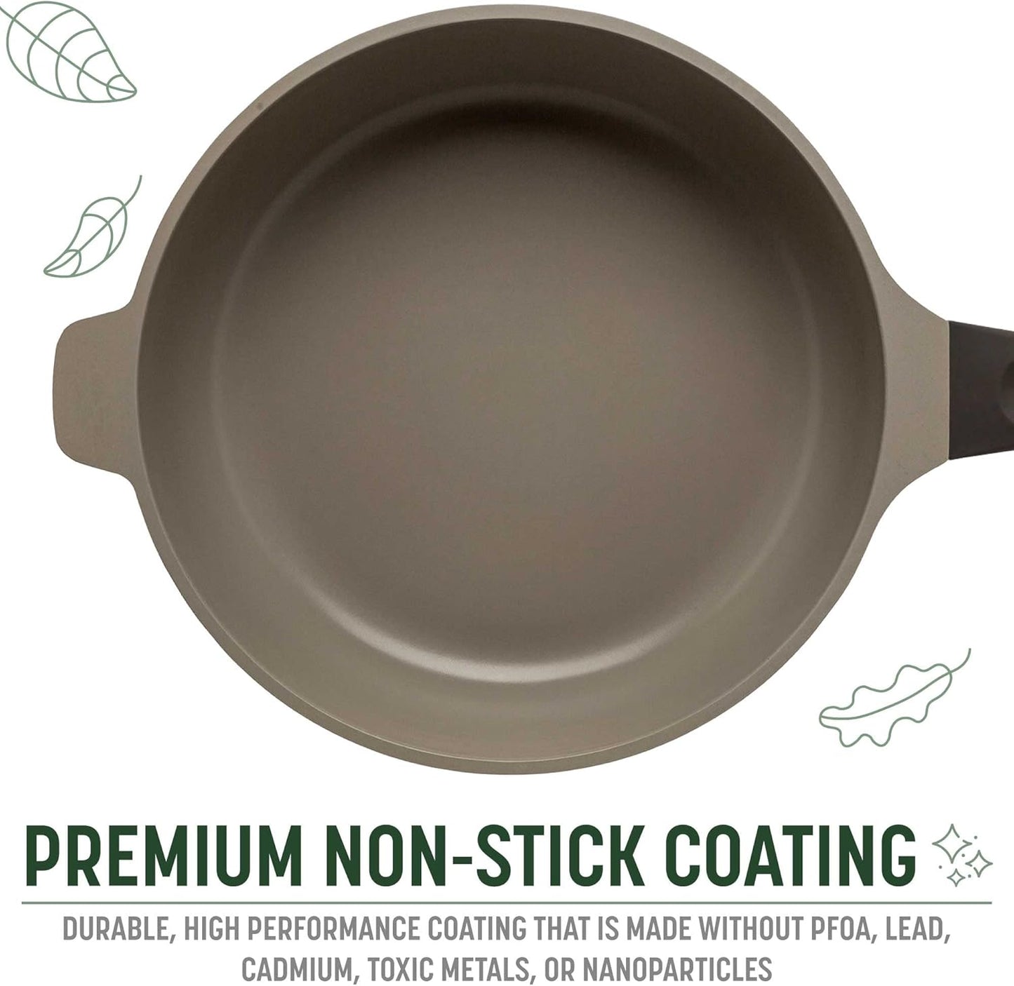 Goodful All-in-One Pan, Multilayer Nonstick, High-Performance Cast Construction, Multipurpose Design Replaces Multiple Pots and Pans, Dishwasher Safe Cookware, 11-Inch, 4.4-Quart Capacity, Graphite