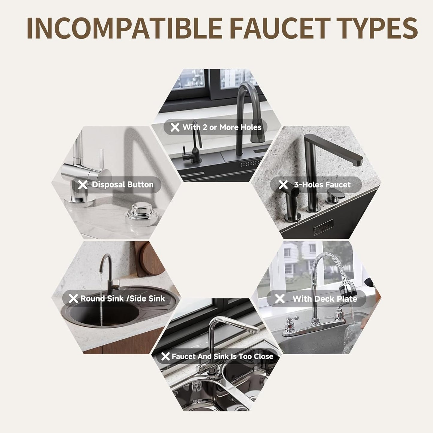 Faucet Mat for Kitchen Sink, Diatomite Stone Drying Sink Protectors, Bathroom Faucet Splash Guard, Quick Dry Water Absorbing, Non-Slip Stone Tray for Kitchen Counter, White, 15.7" x 3.9"