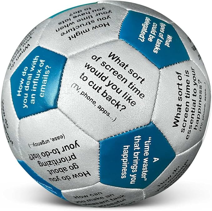 Trainers Warehouse 6" Thumball Collection, 32 Prompts for Conversation, Team Building, Relationship and Training