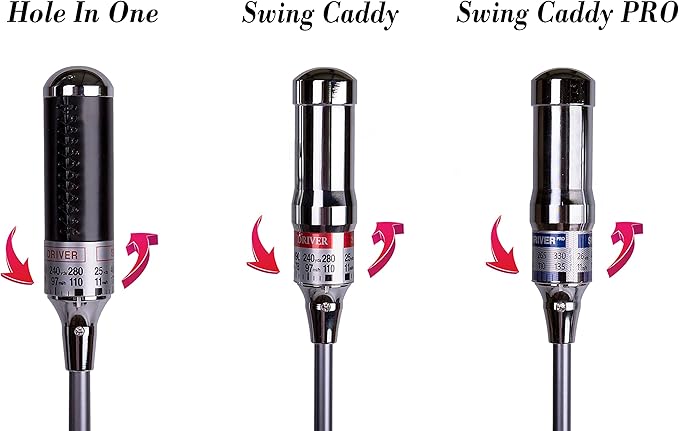 Swing Caddy: Golf Swing Trainer Patented for Distance, Rhythm, Tempo, Accuracy & Warmup