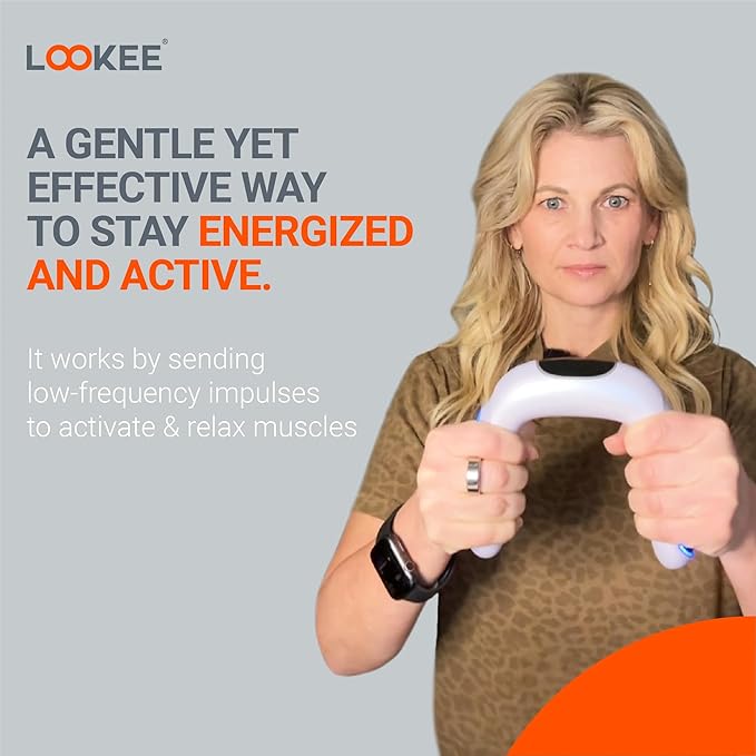 LOOKEE Arm Exerciser with 15 Levels | Arm Workout Equipment | Forearm & Hand Strengthener | Hand Strengthening Device for All Ages