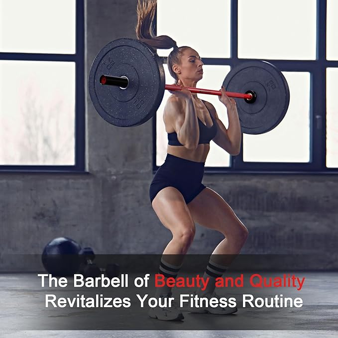 LIONSCOOL Premium 4ft/4.9ft/6ft Barbell for Strength Training and Olympic Weightlifting, 2 Inch Bar for Squats, Curls, Deadlifts, Presses, Hip Thrusts, 350lbs/500lbs/700lbs Weight Capacity