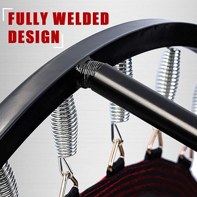 Trampoline, Portable Fitnes Foldable Trampoline in-Home Mini Rebounder, Exercise Trampoline for Kid/Adults, 40" Max Load 330lbs