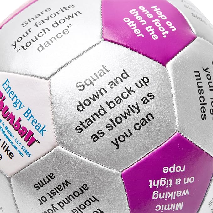 Trainers Warehouse 6" Thumball Collection, 32 Prompts for Conversation, Team Building, Relationship and Training