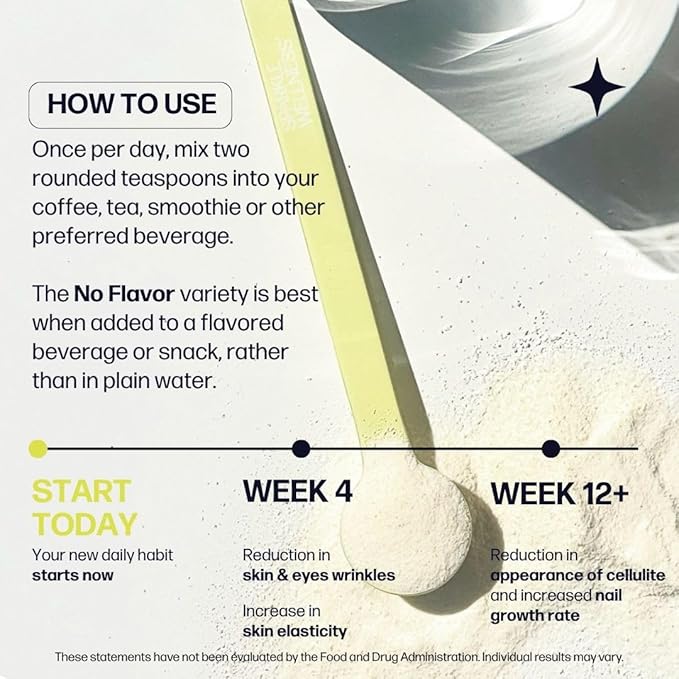 Sparkle Wellness Skin Boost Plus (No Flavor) [50-Serves] | Collagen Powder Supplement with VERISOL Bioactive Hydrolyzed Collagen Peptides, Vitamin C & Hyaluronic Acid