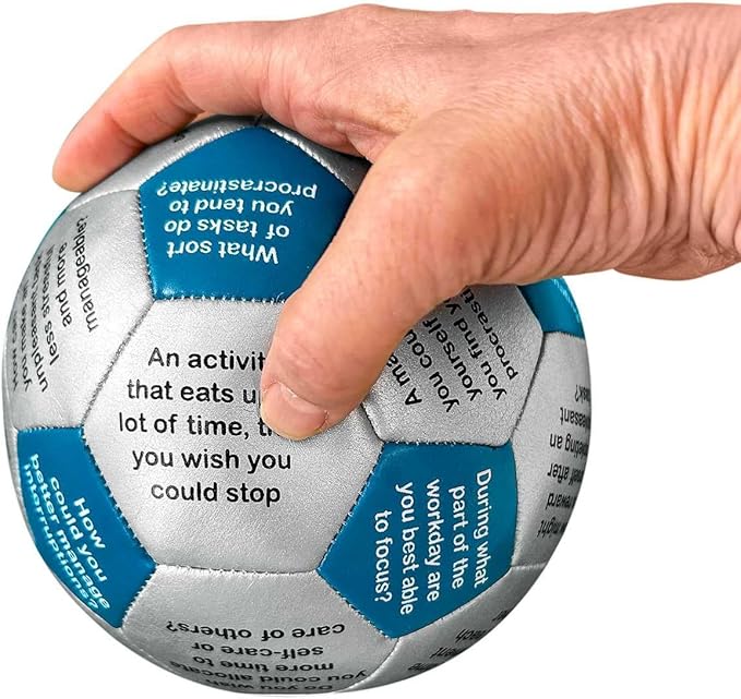 Trainers Warehouse 6" Thumball Collection, 32 Prompts for Conversation, Team Building, Relationship and Training