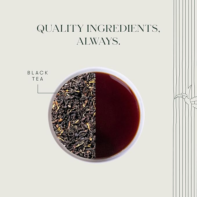 Luxmi Estates English Breakfast Tea 250g Loose Leaf Tin | A Tale of Two Estates | Certified Organic Black Tea leaf | Smooth, Flavorful, Robust, Caffeinated | Darjeeling & Assam Tea from India | 125 Cups