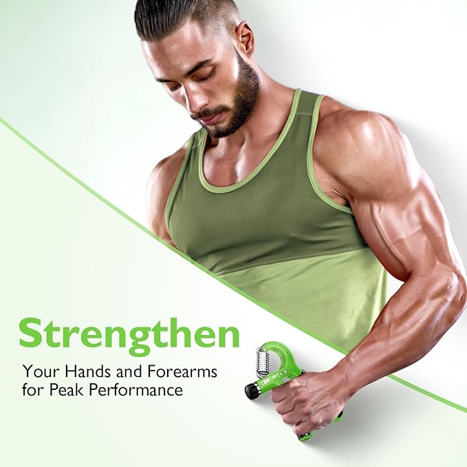 FitBeast Grip Strengthener Forearm Strengthener, Adjustable Hand Grip Strengthener for Strength Training & Rehabilitation, 10-132 lbs Resistance, Ideal for Athletes and Physical Therapy (1 Piece)