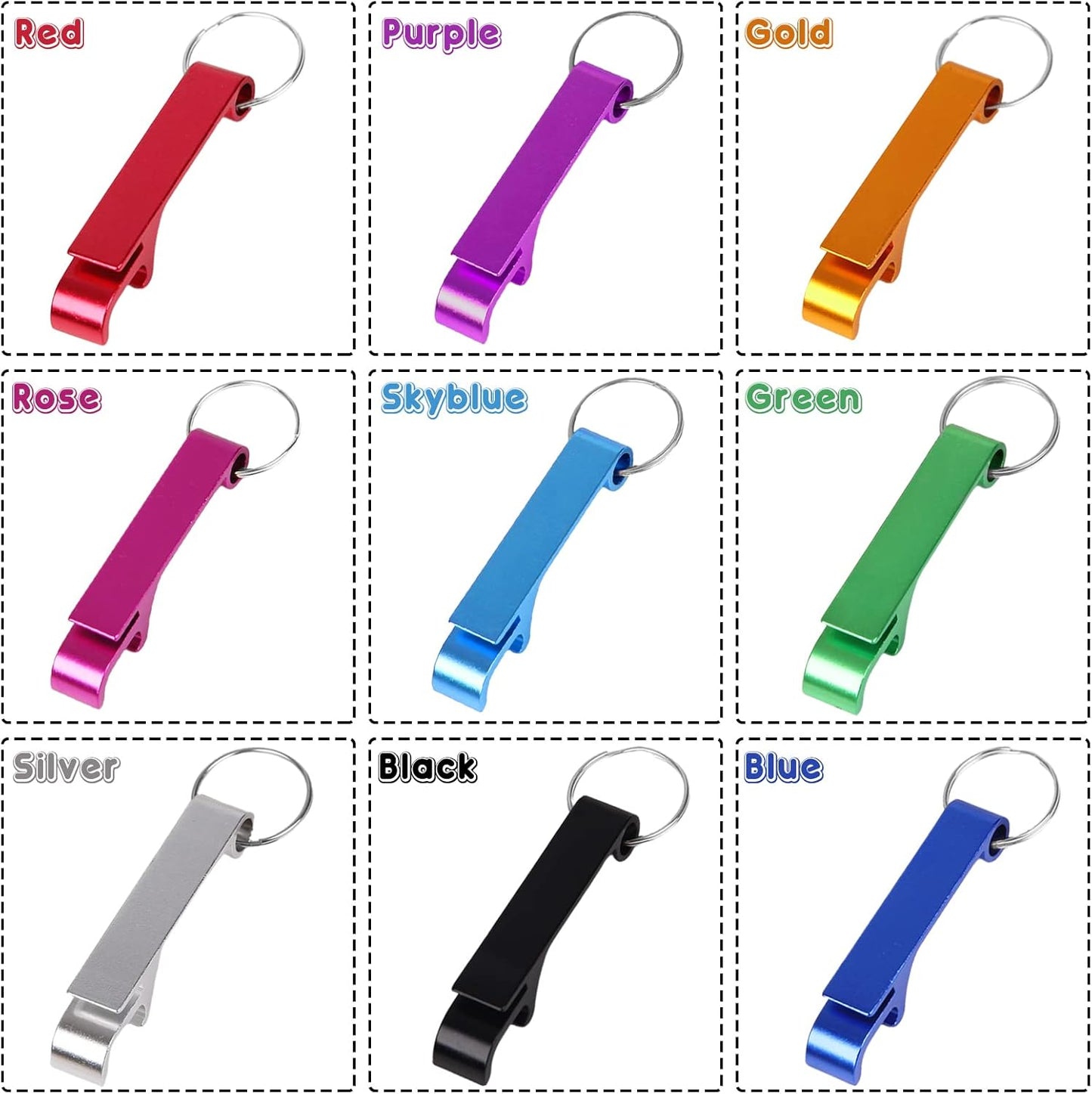 30PCS Personalized Bottle Opener Keychain Bulk Custom Beer Bottle Opener with Logo Text Engraved Wedding Bottle Opener Favors Customized Gifts for Guests Baby Shower Birthday Party-Silver