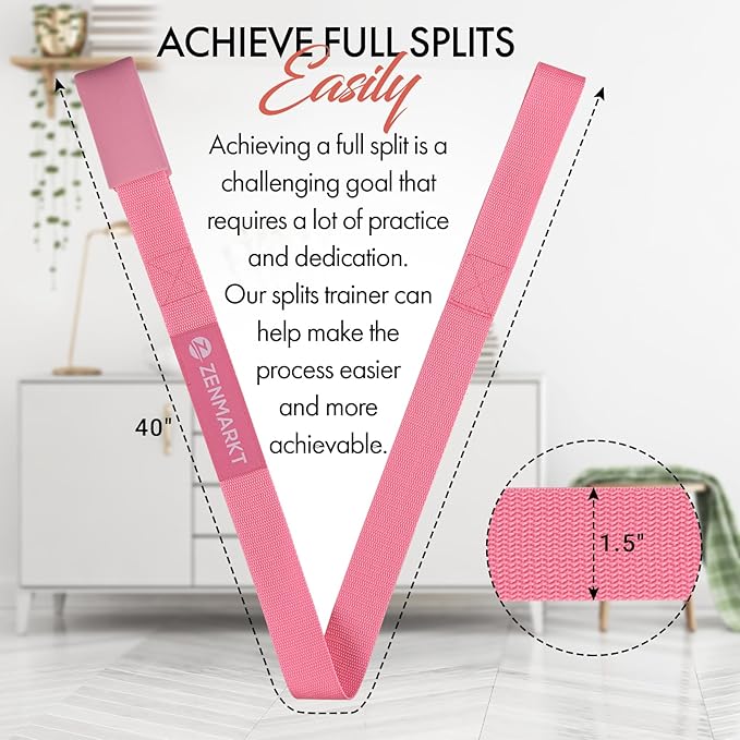 Stretching Strap for Cheer – Flexibility Stunt Strap for Cheerleaders – Durable Cheer Stretching Bands for Improved Flexibility, Range of Motion – Essential Cheer Accessories