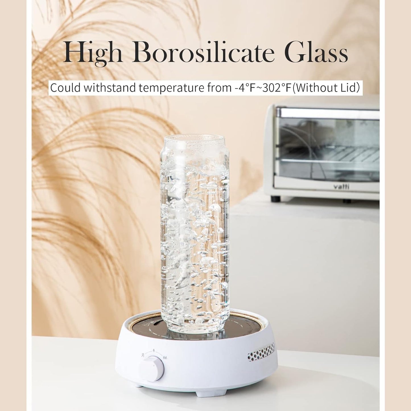 Glass Storage Jars with Acacia Wooden Lid Set of 3, 34 OZ High Borosilicate Glass Containers Kitchen Food Canisters s for Coffee Beans/Sugar/Tea/Nuts