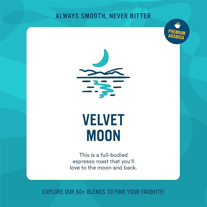 Cameron's Coffee Roasted Whole Bean Coffee, Velvet Moon, 4 Pound