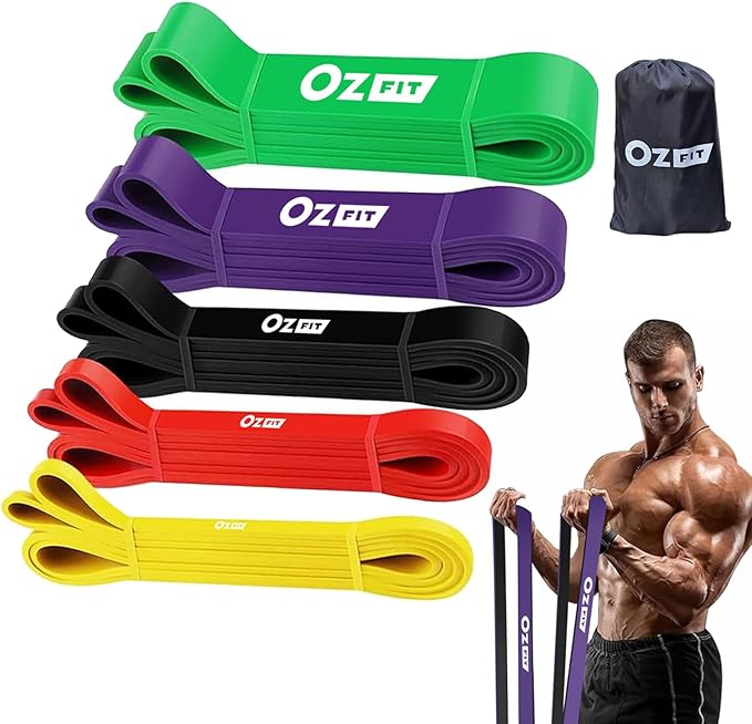 Pull Up Bands, Resistance Bands, Pull Up Assistance Bands Set for Men & Women, Exercise Workout Bands for Working Out, Body Stretching, Physical Therapy, Muscle Training